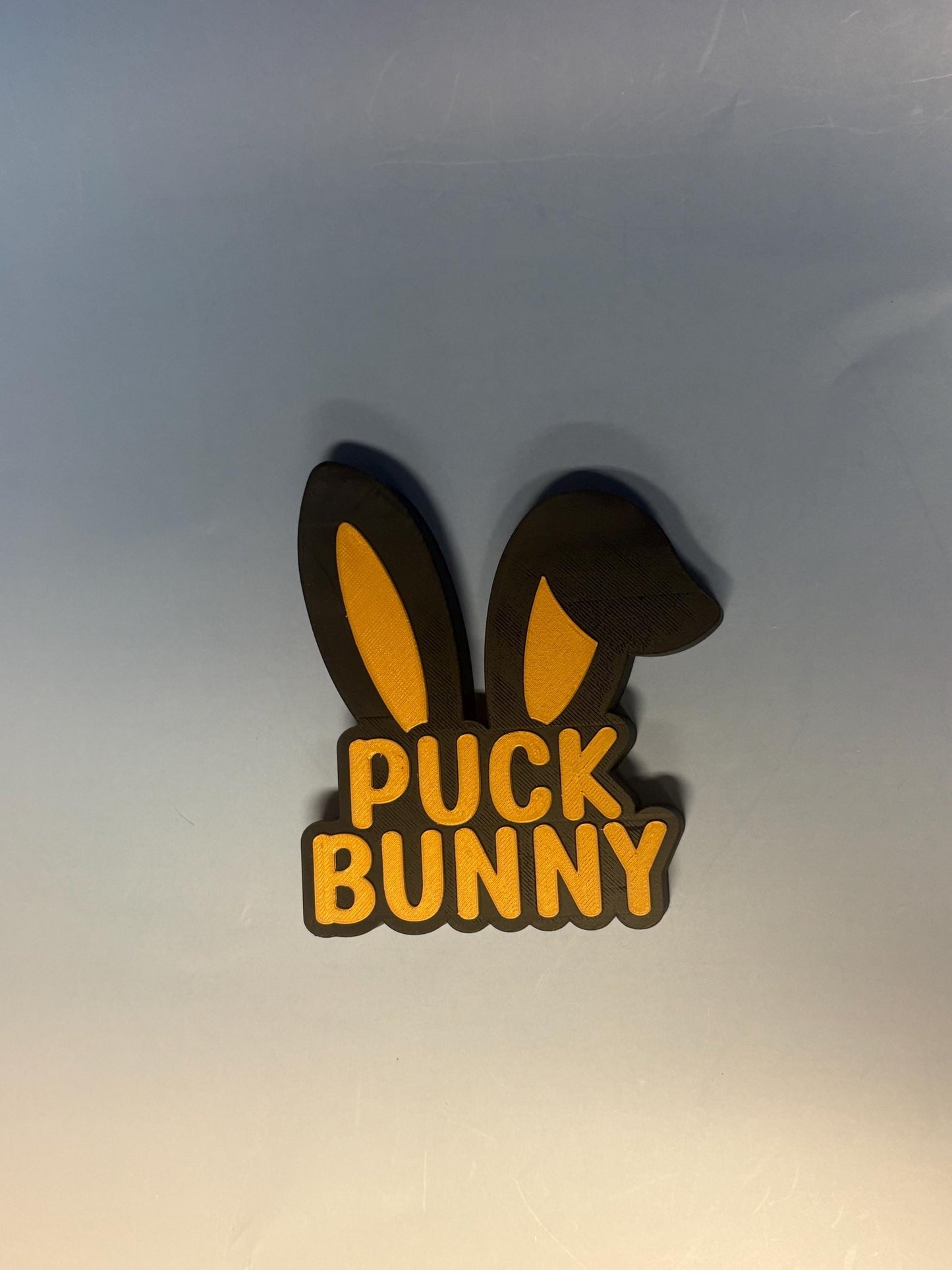 Puck Bunny Shelf Sign