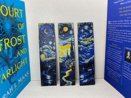 Starry Night Bookmark Set