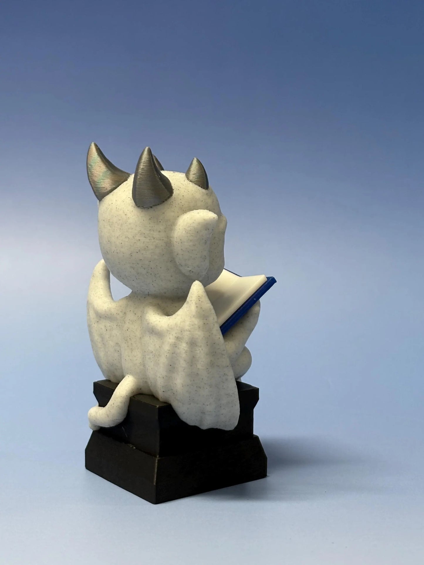 Reading Gargoyle Shelf Decor