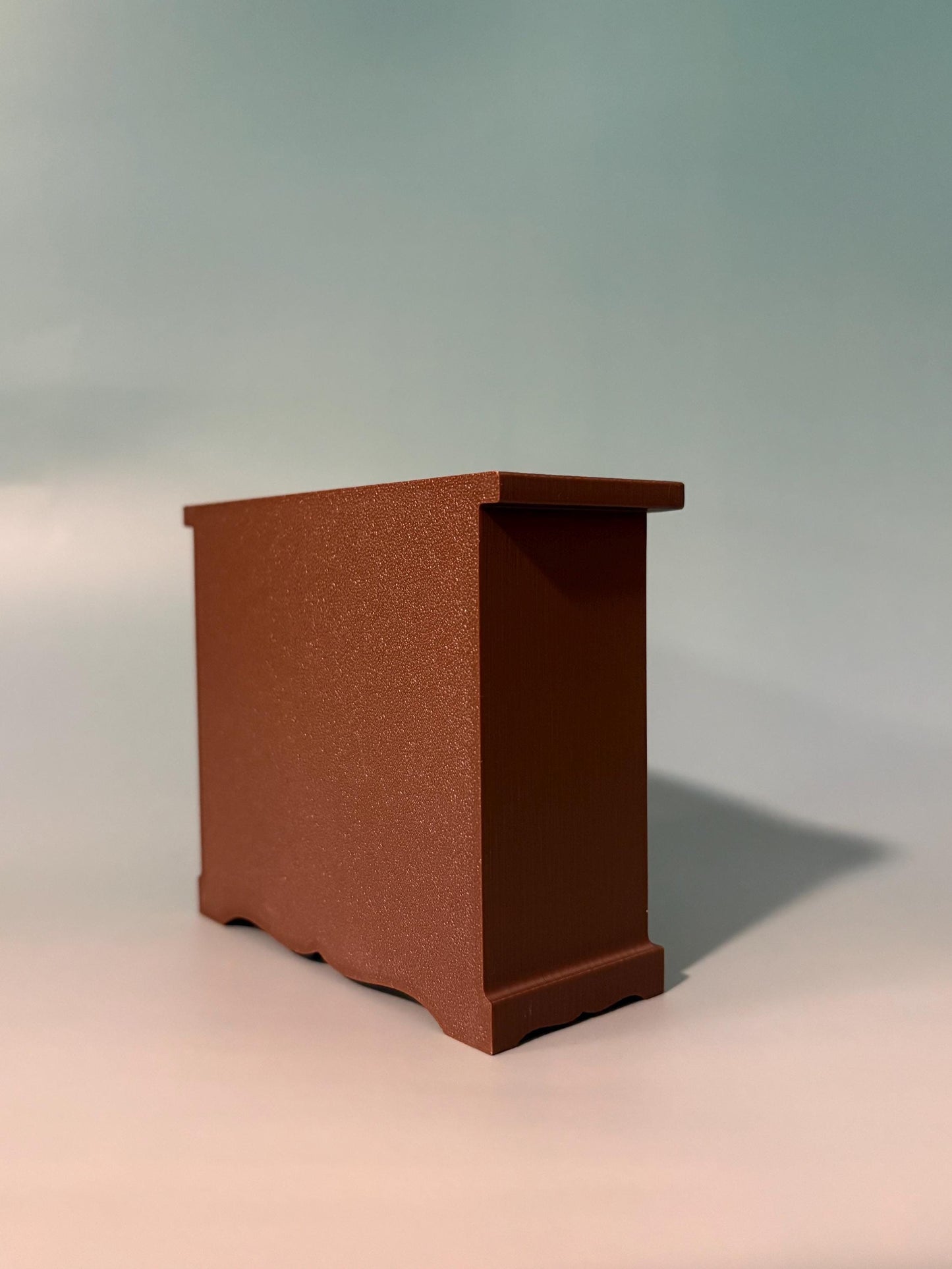 Fantasy inspired dresser bookshelf decor