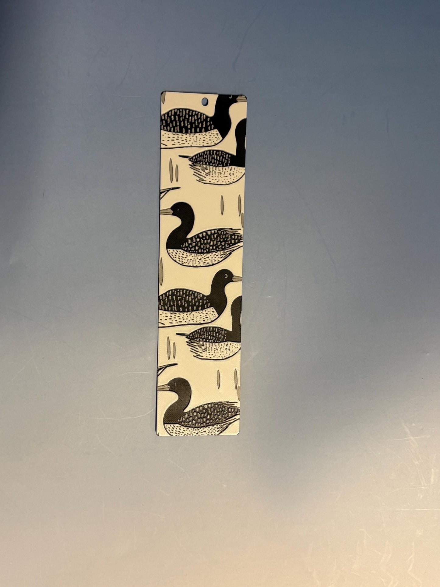 3D Printed Loon Bookmark