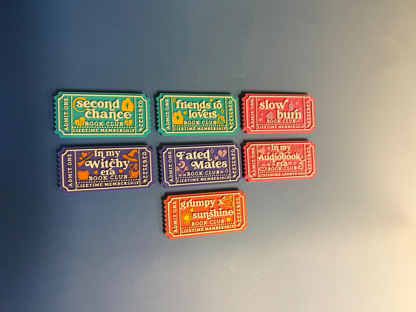 Book club membership ticket (multiple genres)