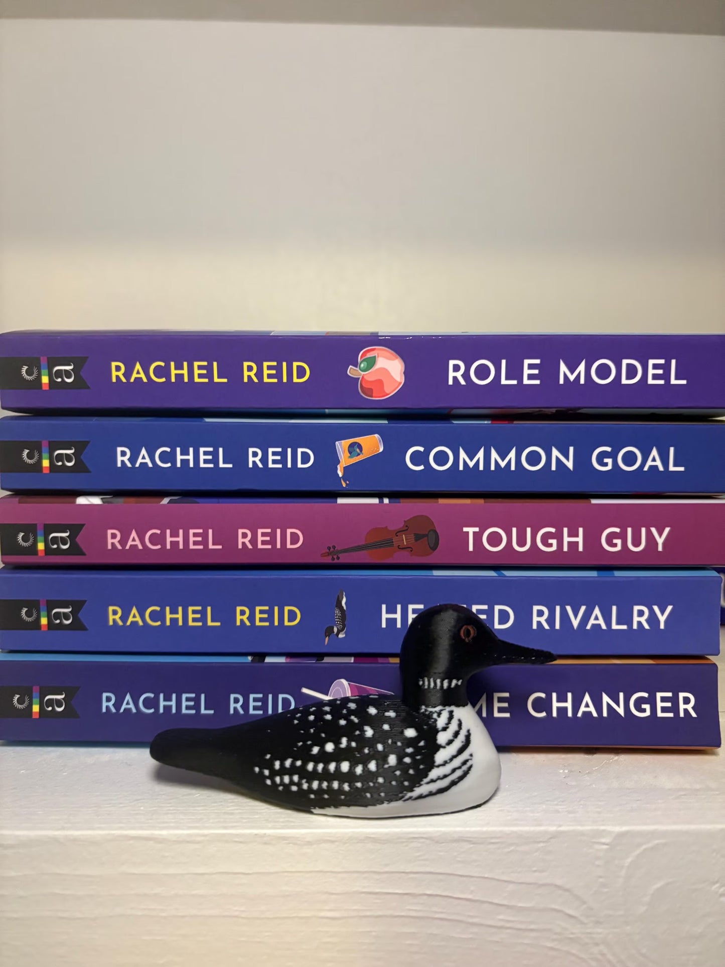 Loon Bookshelf Decor