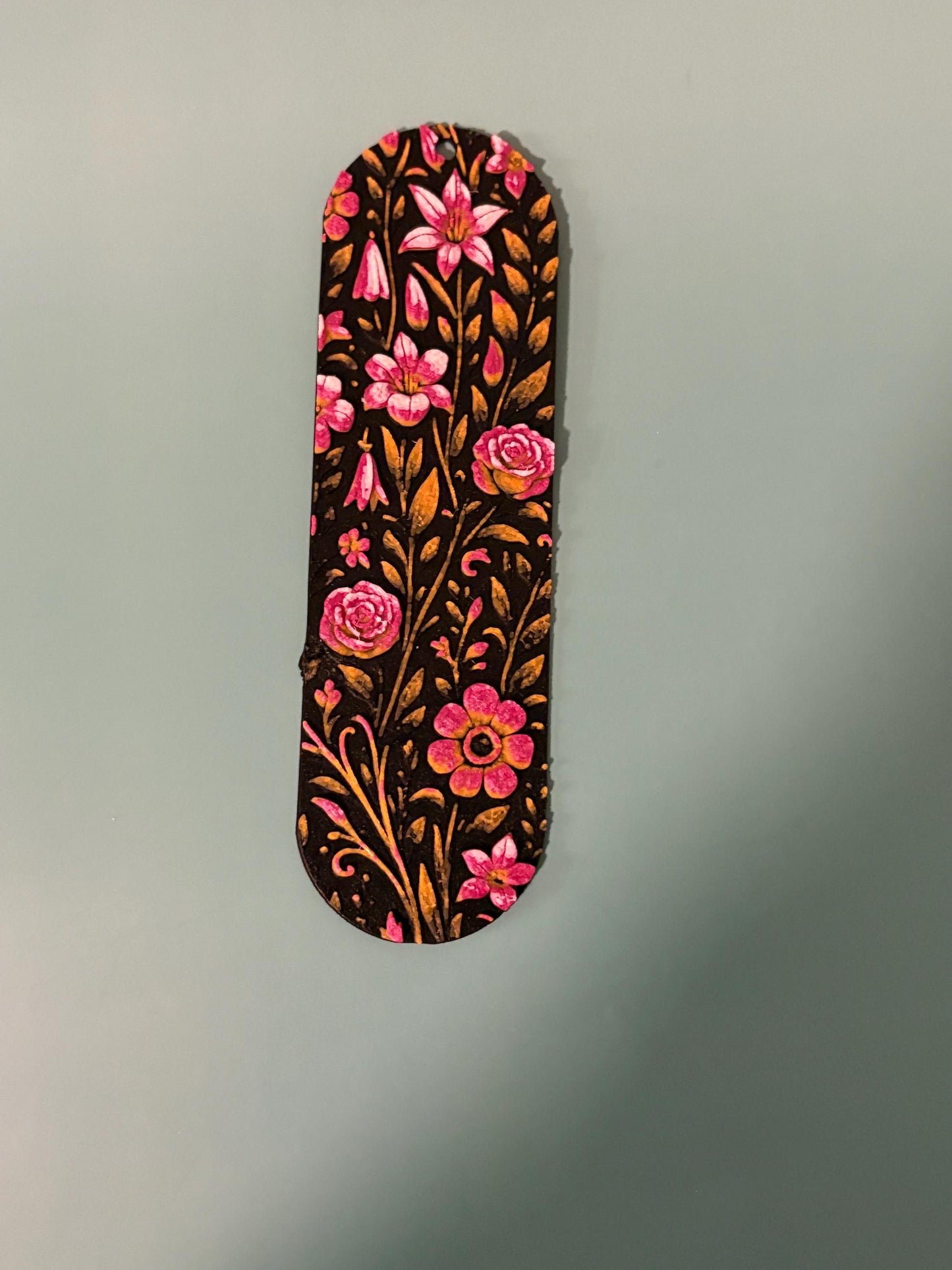 Florals before Morals 3d Printed Bookmark