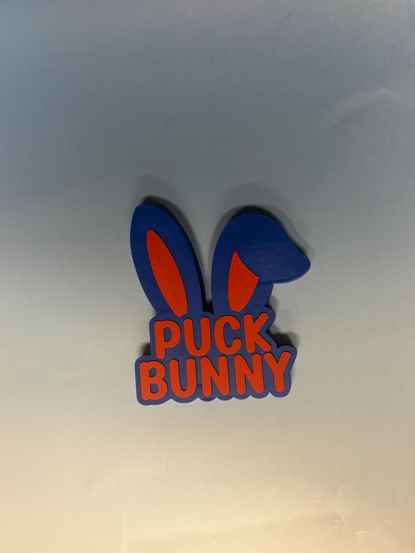 Puck Bunny Shelf Sign