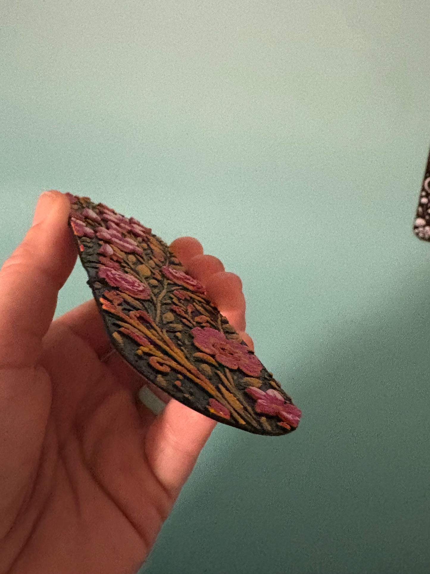 Florals before Morals 3d Printed Bookmark